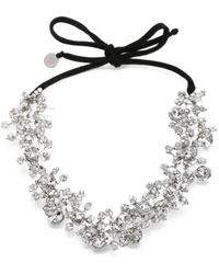Maria Calderara - Diamond Crystal Long Necklace - Lyst