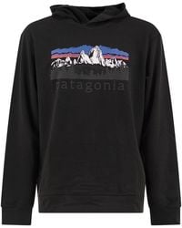Patagonia - Organic Cotton Graphic Hooded Sweatshirt - Lyst
