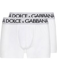 Dolce & Gabbana - Bi-Pack Boxer Regular - Lyst