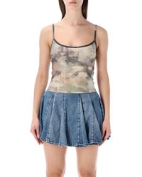 DIESEL - T-Iplu Camou Crystal Top - Lyst