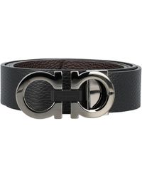 Ferragamo - Reversible And Adjustable Gancini Belt - Lyst