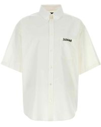Balenciaga - Poplin Oversize Shirt - Lyst