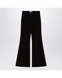 Ferragamo - Espresso Flared Pants - Lyst