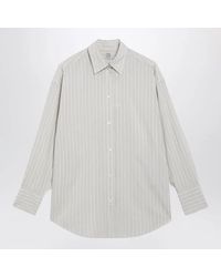 TOTEME - Oversized/Sky Striped Shirt - Lyst