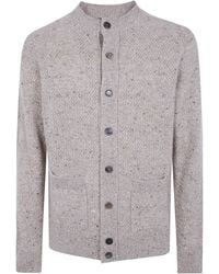 FILIPPO DE LAURENTIIS - Round Neck Cardigan Sweater - Lyst