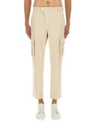 Balmain - Tailored Straight Leg Cotton Cargo Pants - Lyst