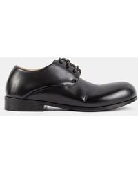 Marsèll - Derby Capozucca En Cuir Lisse Noir - Lyst