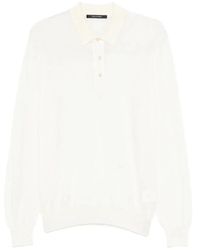Tagliatore - Zeno Knitted Polo Shirt - Lyst