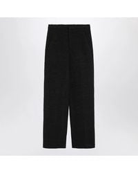 Loulou de Saison - Straight Bouclé Trousers - Lyst