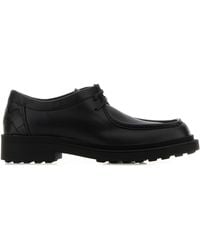 Bottega Veneta - Leather Ben Lace-Up Shoes - Lyst
