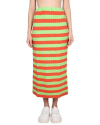 Sunnei - Striped Skirt - Lyst