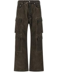 Rick Owens - Cotton Cargo Pants - Lyst