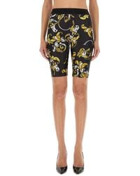 Versace Jeans Couture - "Outline Baroque" Cycling Shorts - Lyst