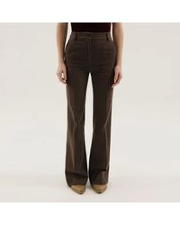 1989 STUDIO - Striped Flared Pants - Lyst