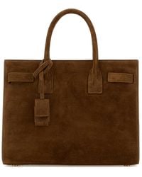 Saint Laurent - Sac De Jour Suede Bag - Lyst