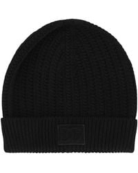 Dolce & Gabbana - Dolce & Gabbana Knit Wool Hat - Lyst