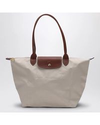 Longchamp - Paper-Coloured Le Pliage Original L Bag - Lyst