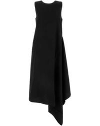 Uma Wang - Aura Viscose-Linen Midi Dress - Lyst
