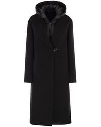Fay - Double Front Coat - Lyst
