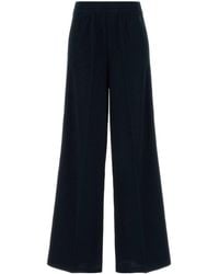 Gucci - Wide Leg Cotton Pants - Lyst