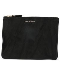 Comme des Garçons - Wallet Washed Leather Wallet With Zip - Lyst