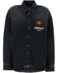 KENZO - Futura 2000 Embroidered Workwear Shirt - Lyst