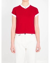 Versace - T-Shirt Vintage Stretch Cotton Jersey Pd With "Medusa" Detail - Lyst