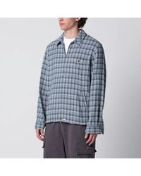 A Bathing Ape - Zipup Shirt With Check Pattern - Lyst