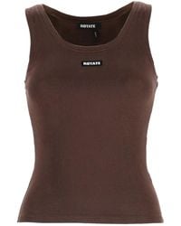ROTATE BIRGER CHRISTENSEN - Rotate Birger Christensen Tank Top With Logo - Lyst