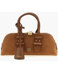 Pinko - Hz Polyamide Polyurethane Cotton Shoulder Bag - Lyst