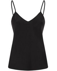 Max Mara - Msecomma – Fluid Satin Camisole Top With Slim Straps - Lyst