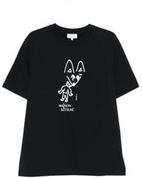 Maison Kitsuné - "Party Fox" Comfort Tee-Shirt - Lyst