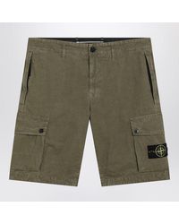 Stone Island - Military Slimfit Cargo Bermuda Shorts - Lyst