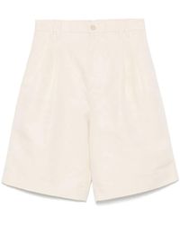Filippa K - Linen And Cotton Blend Shorts - Lyst
