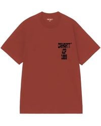 Carhartt - Short Sleeves "Blocks" Organic Cotton T-Shirt - Lyst