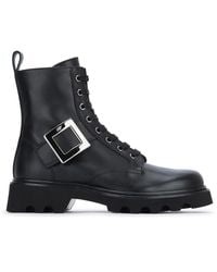 Roger Vivier - Viv Rangers Lace-Up Bootie 20 - Lyst