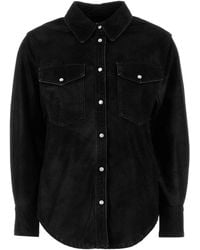 Isabel Marant - Isabel Marant Etoile Synthetic Leather Karima Shirt - Lyst