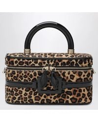 Roger Vivier - Belle Vivier Vanity Bag Leopard Print Pony Skin - Lyst