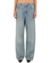 Moschino - Relaxed Wide-Leg Denim Pants - Lyst