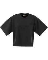 Autry - Boxy T-Shirt With Logo - Lyst