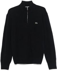Lacoste - Pullover Mezza Zip - Lyst