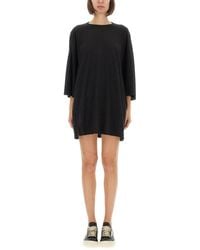 Rick Owens - Oversized T-Shirt Viscose T-Shirts - Lyst