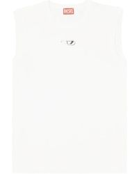 DIESEL - Tisco Cotton Tank Top - Lyst