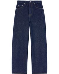 Ganni - Essentials Rinse Denim Lari - Lyst