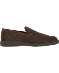 Santoni - Suede Moccasin - Lyst