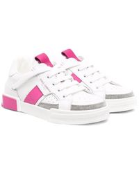Dolce & Gabbana - Dolce & Gabbana Low Lace-Up Sneaker - Lyst