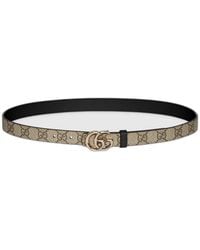 Gucci - Canvas Reversible Belt - Lyst