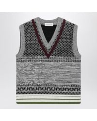 Dries Van Noten - Ecru Cashmere And Wool Fitted Top - Lyst