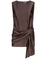 Loulou de Saison - "Fonda" Draped Asymmetric Top - Lyst