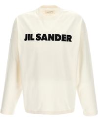 Jil Sander - T-Shirt Con Stampa - Lyst
